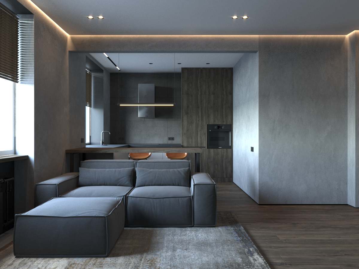 Ленина 38я-гостиная