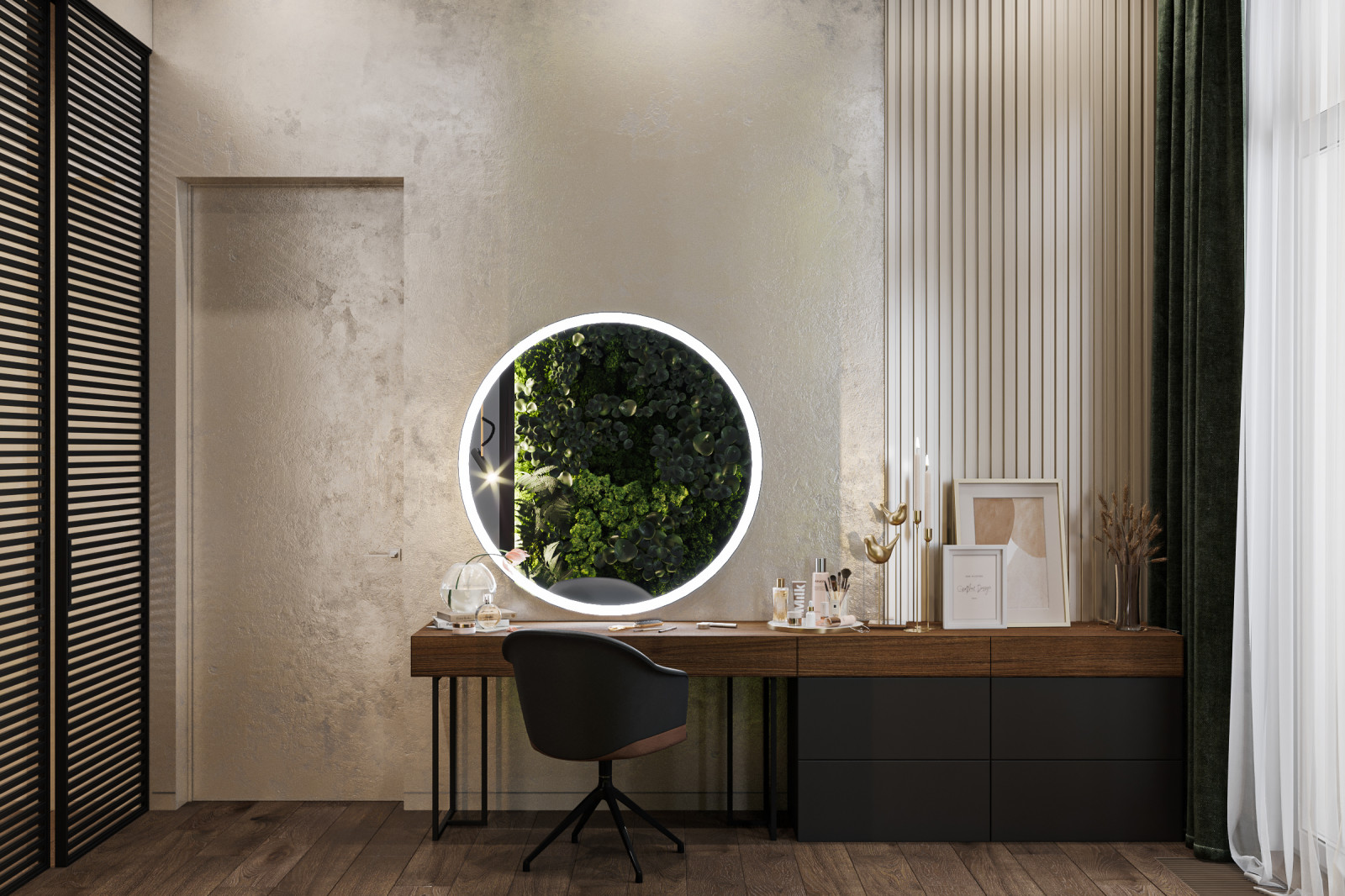 Квартира 132 кв.м. в современном стиле в ЖК "Ботанический сад LIFE".