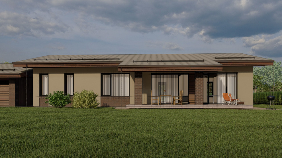 Практичный одноэтажный дом в г. Пенза