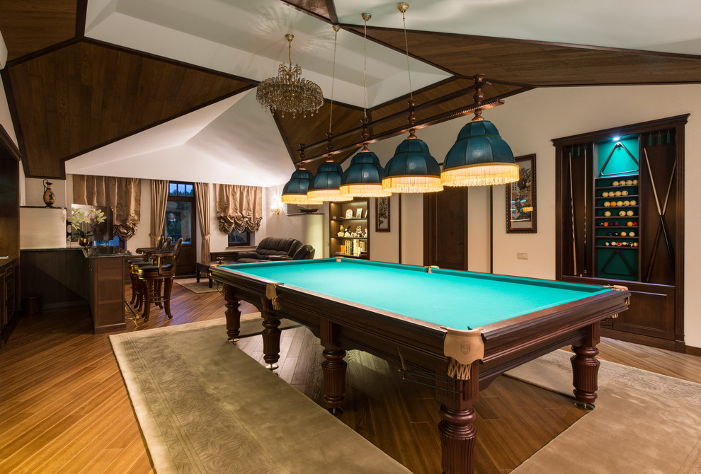 Бильярдная на мансарде