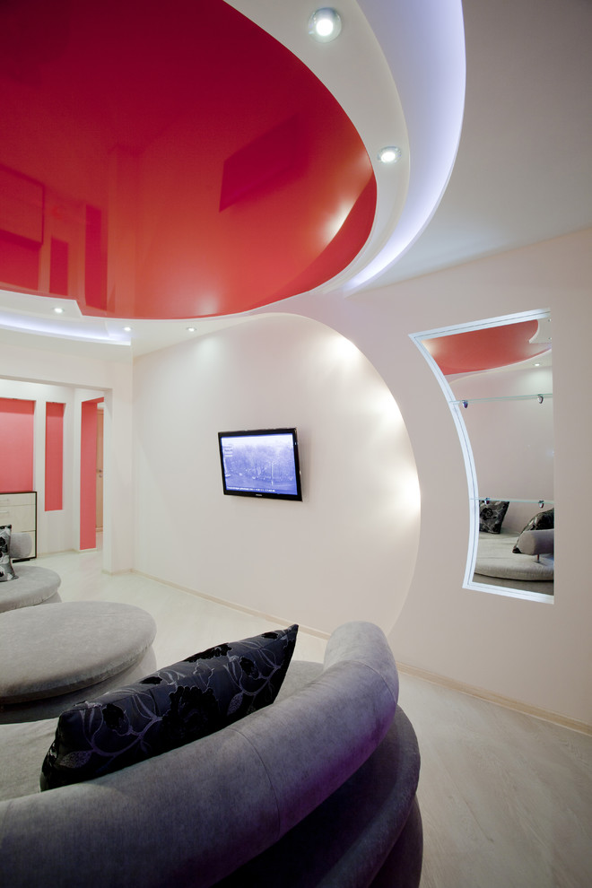 Смелый дизайн квартиры в стиле Модерн