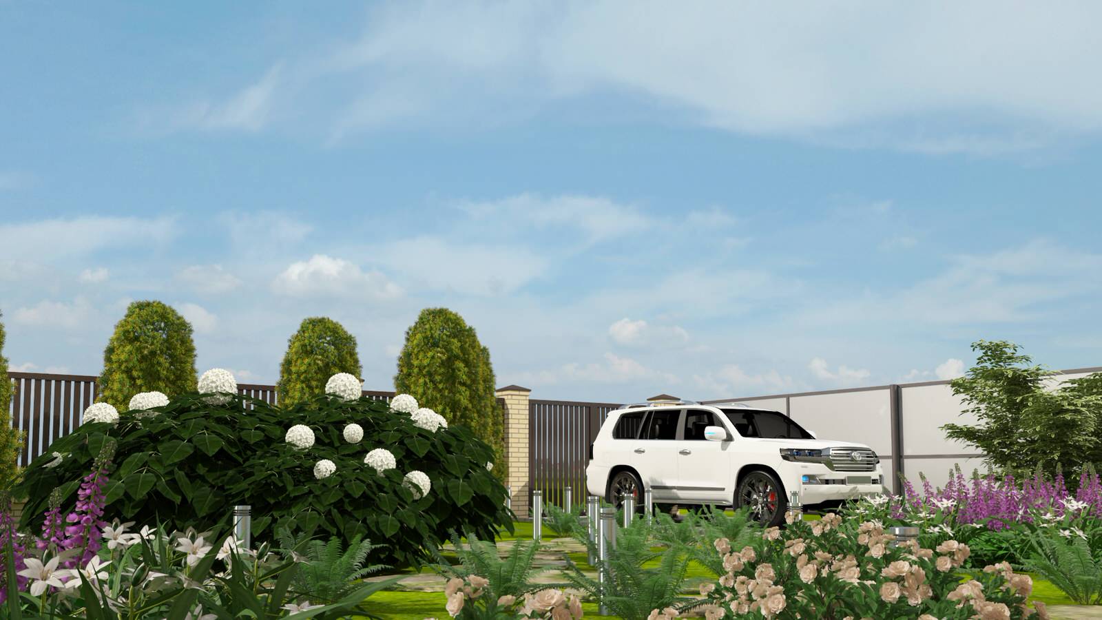 Ландшафтный дизайн территории