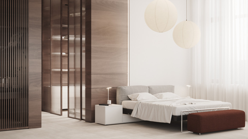 The Whale – Minimalist modern bedroom