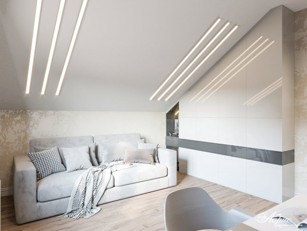 Дизайн мансардного этажа частного дома (с.Кузьминское)