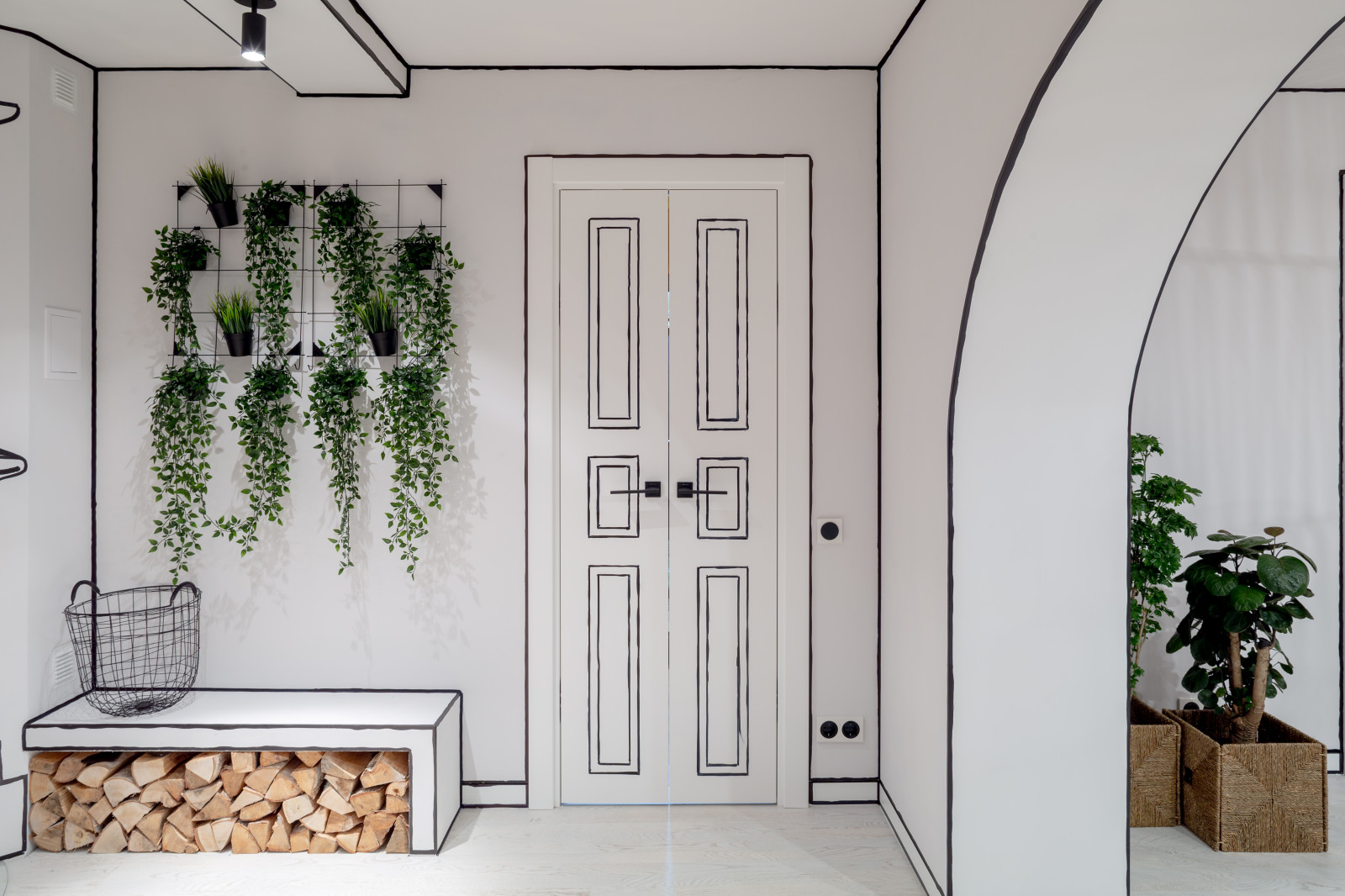 Нарисованная гостиная. Дачный ответ.