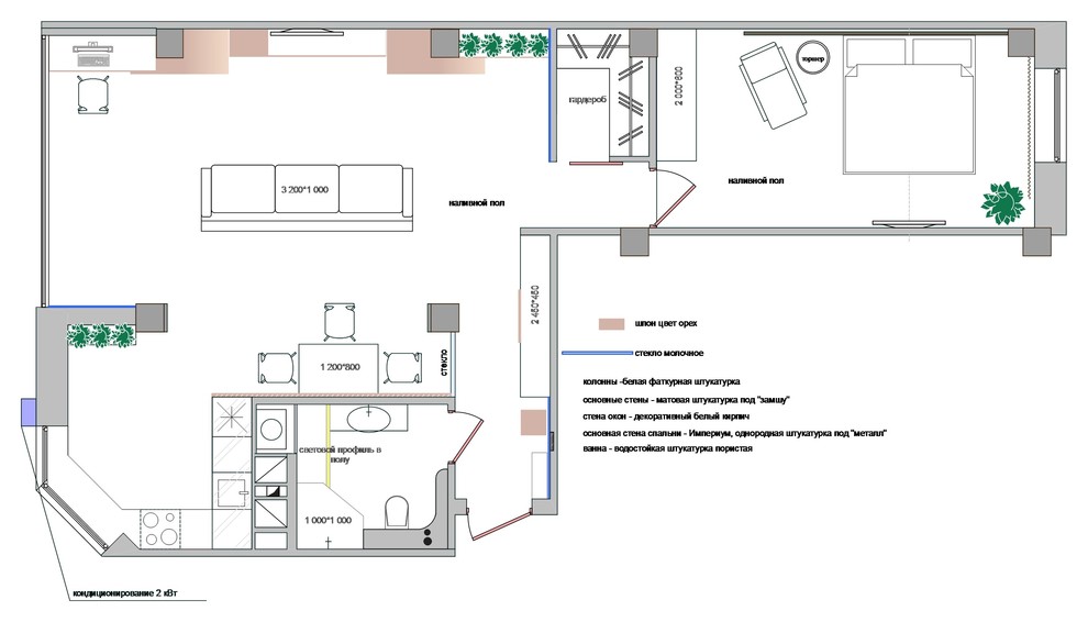 Белый интерьер