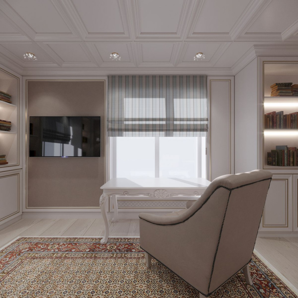 Дизайн спальни 4-комнатной квартиры в Москве