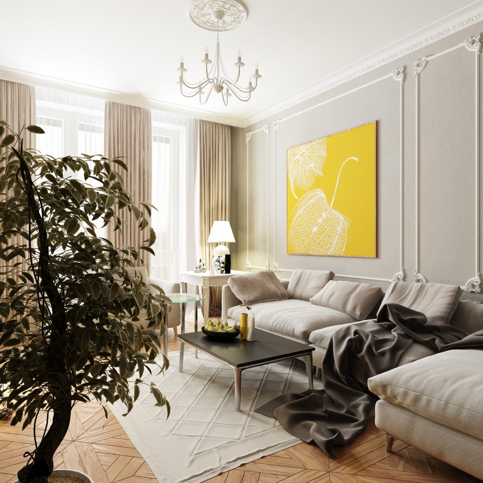 Визуализация лепнины в интерьере