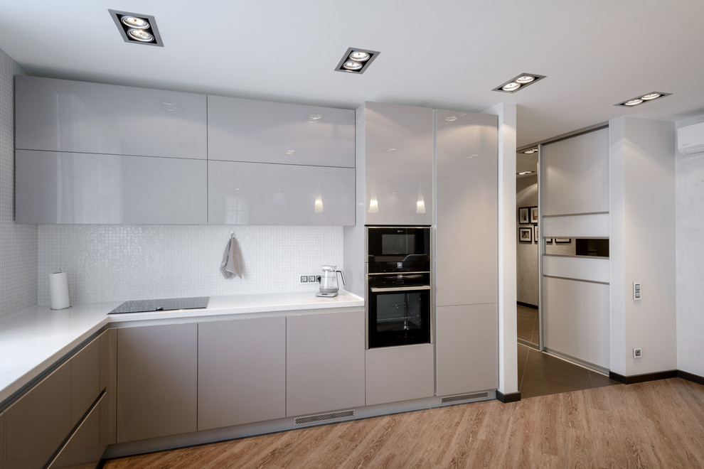 Трехкомнатная квартира-студия в современном стиле