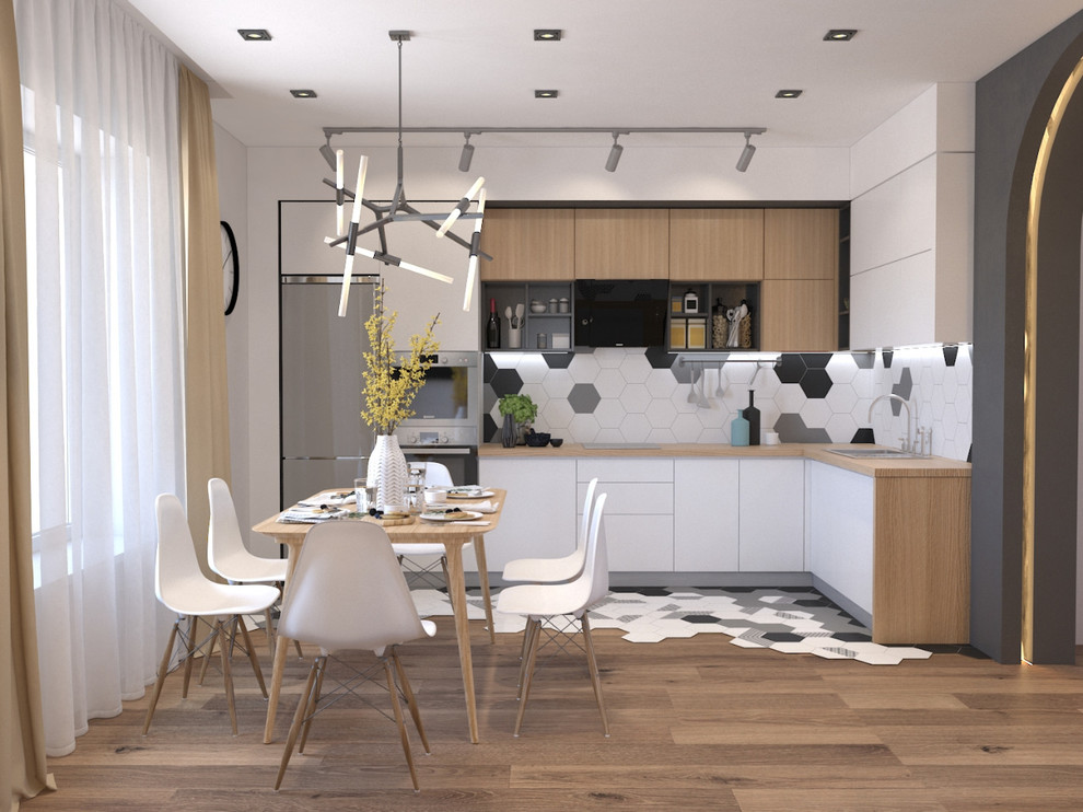 Обложка проекта: Кухня с октагонами