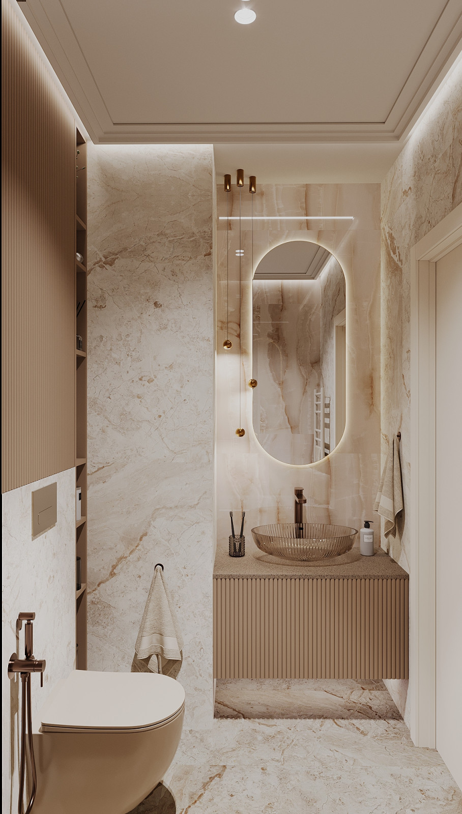 Интерьер 4-ёх комнатной квартиры_ "VANILLA LATTE"