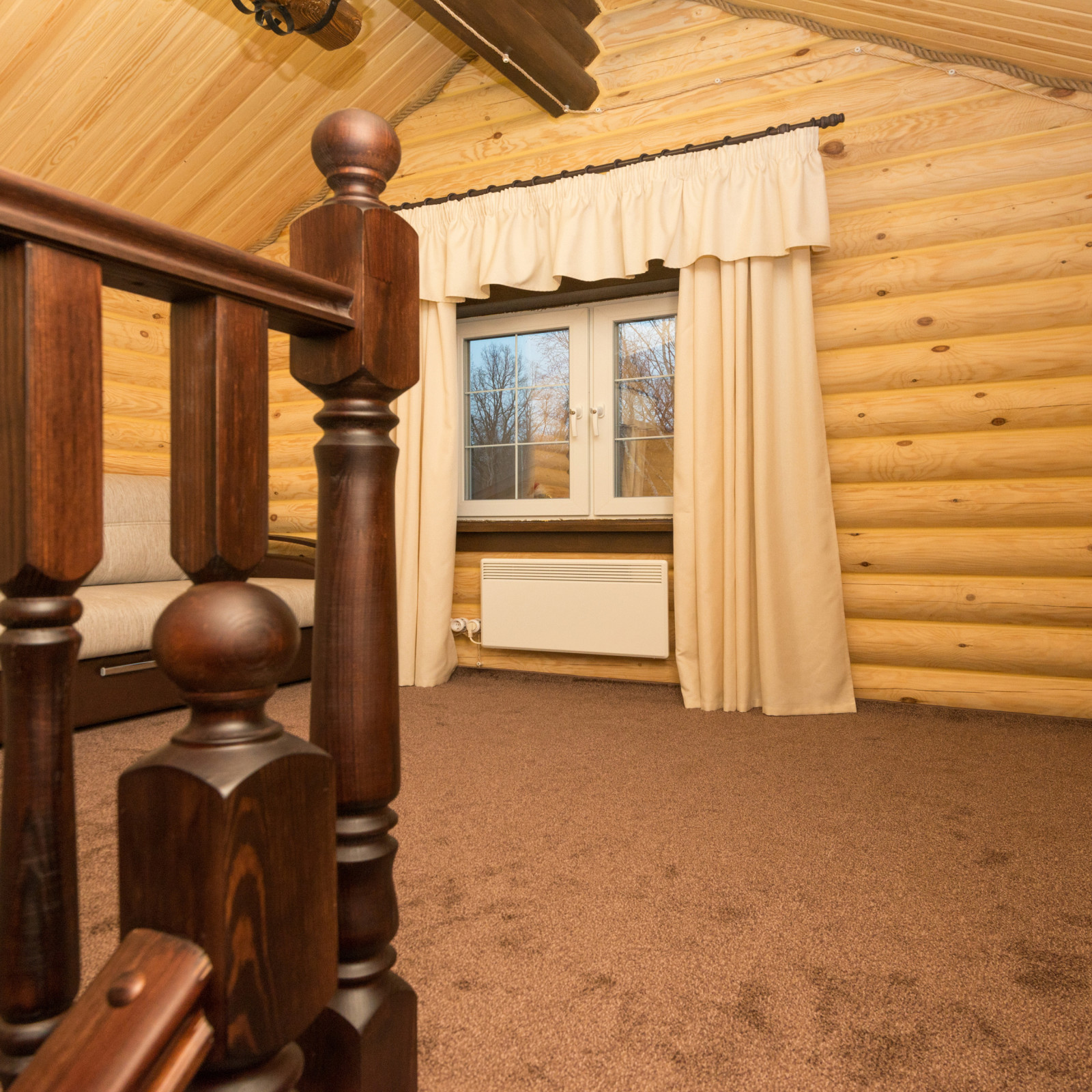 Баня из оцилидрованного бревна "Супонево"