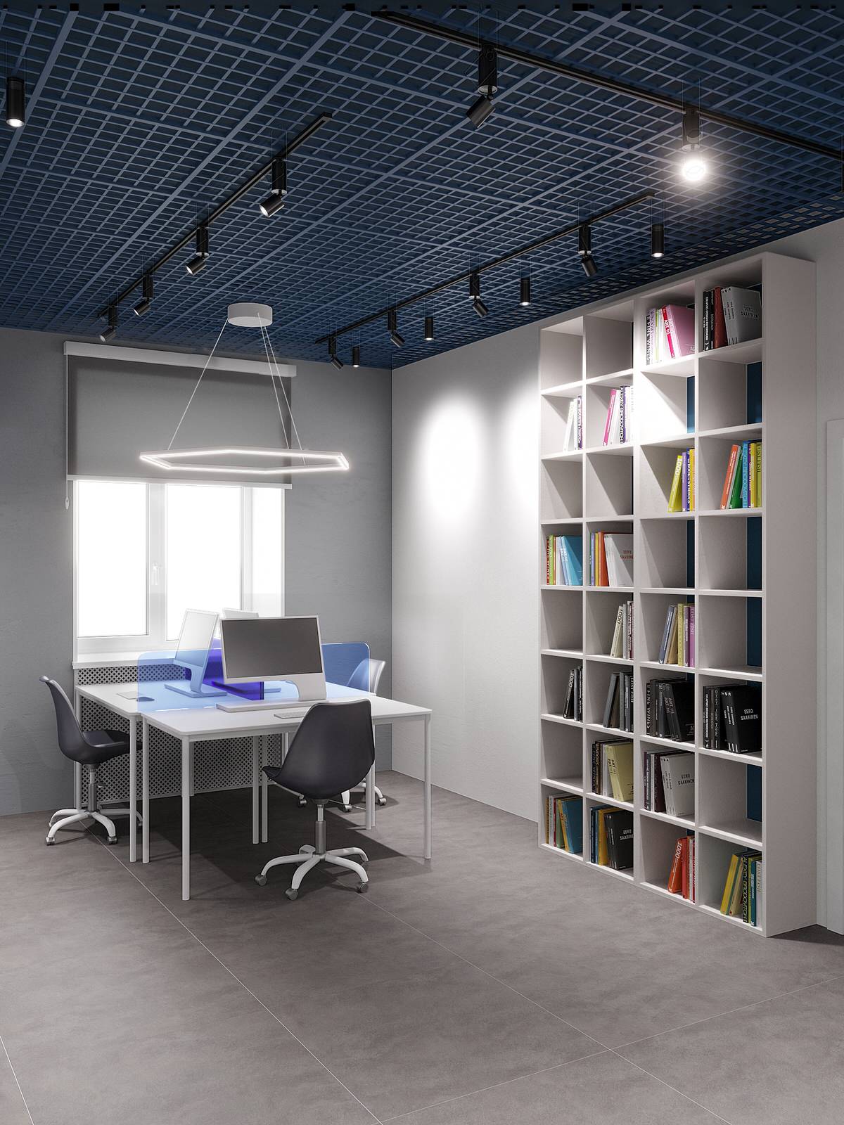 Дизайн интерьера и 3D визуализация библиотеки г.Архангельск