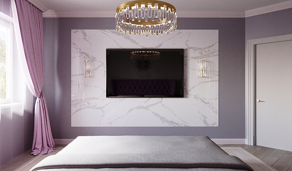 Спальня в арт-деко