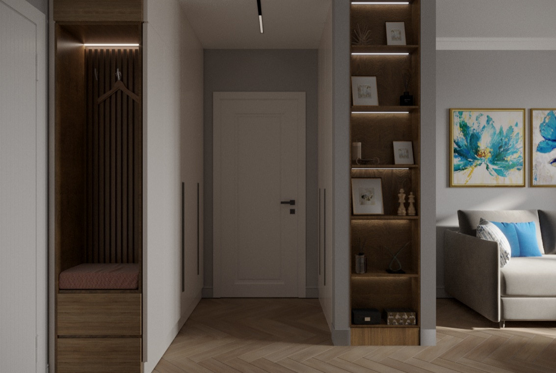 Двухкомнатная квартира, Филевский бульвар.