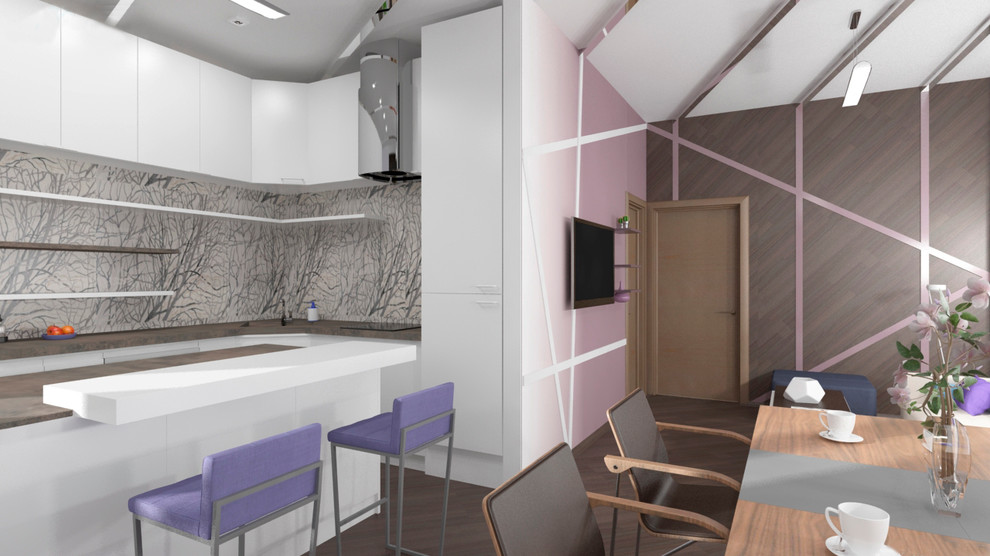 Проект квартиры в центре Москвы "Сказочный лес"