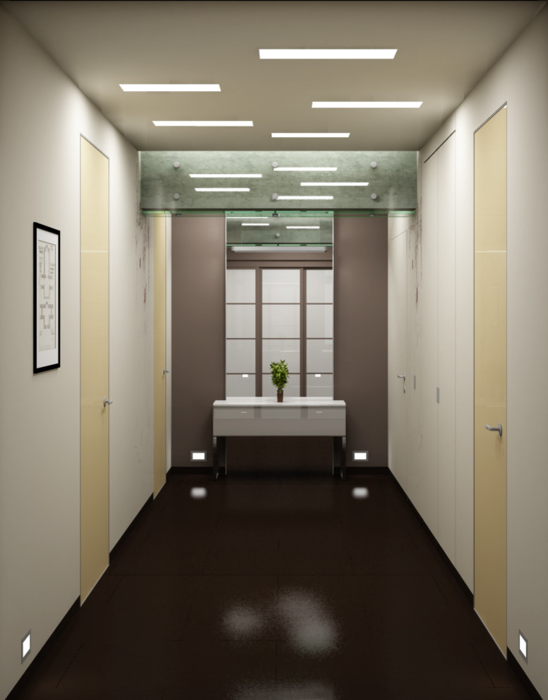 Минимализм в трехкомнатных апартаментах