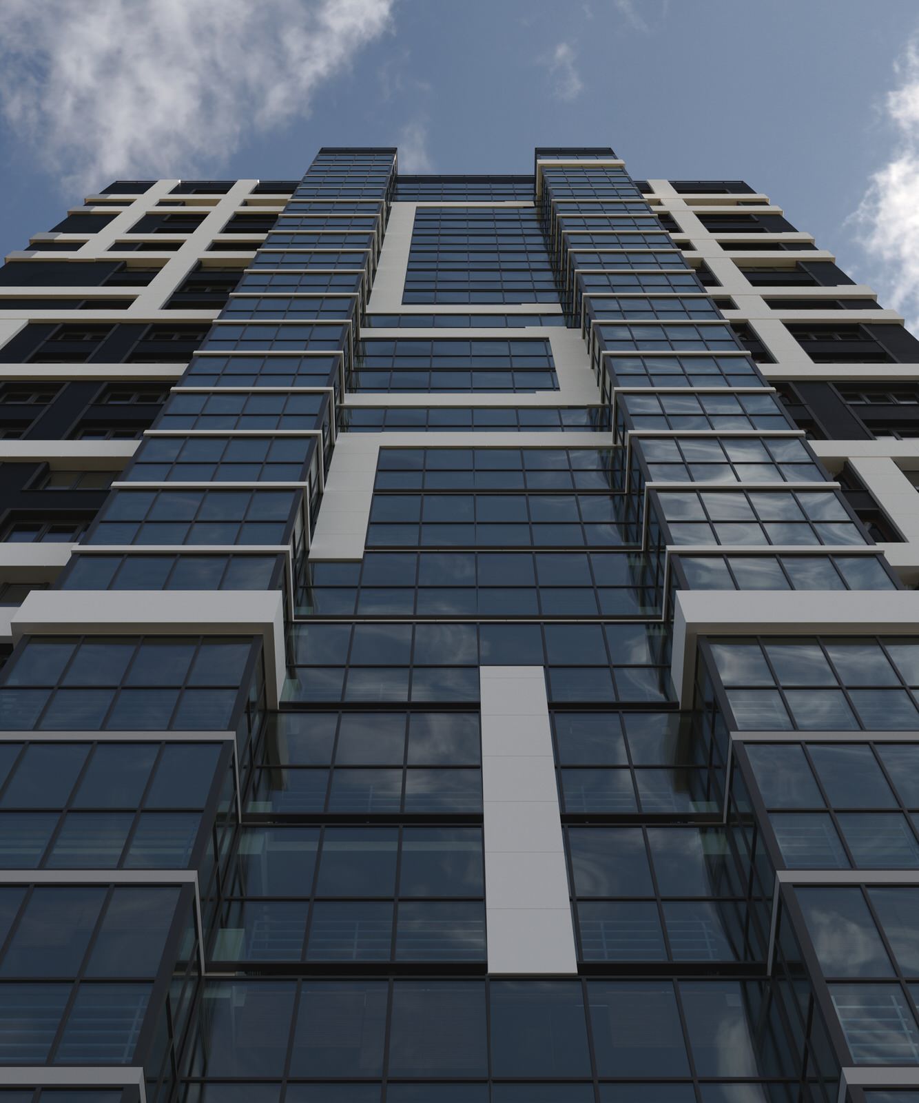 Визуализация фасадов ЖК