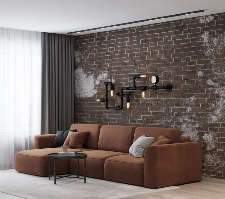 Ремонт квартиры для молодого человека в современном стиле