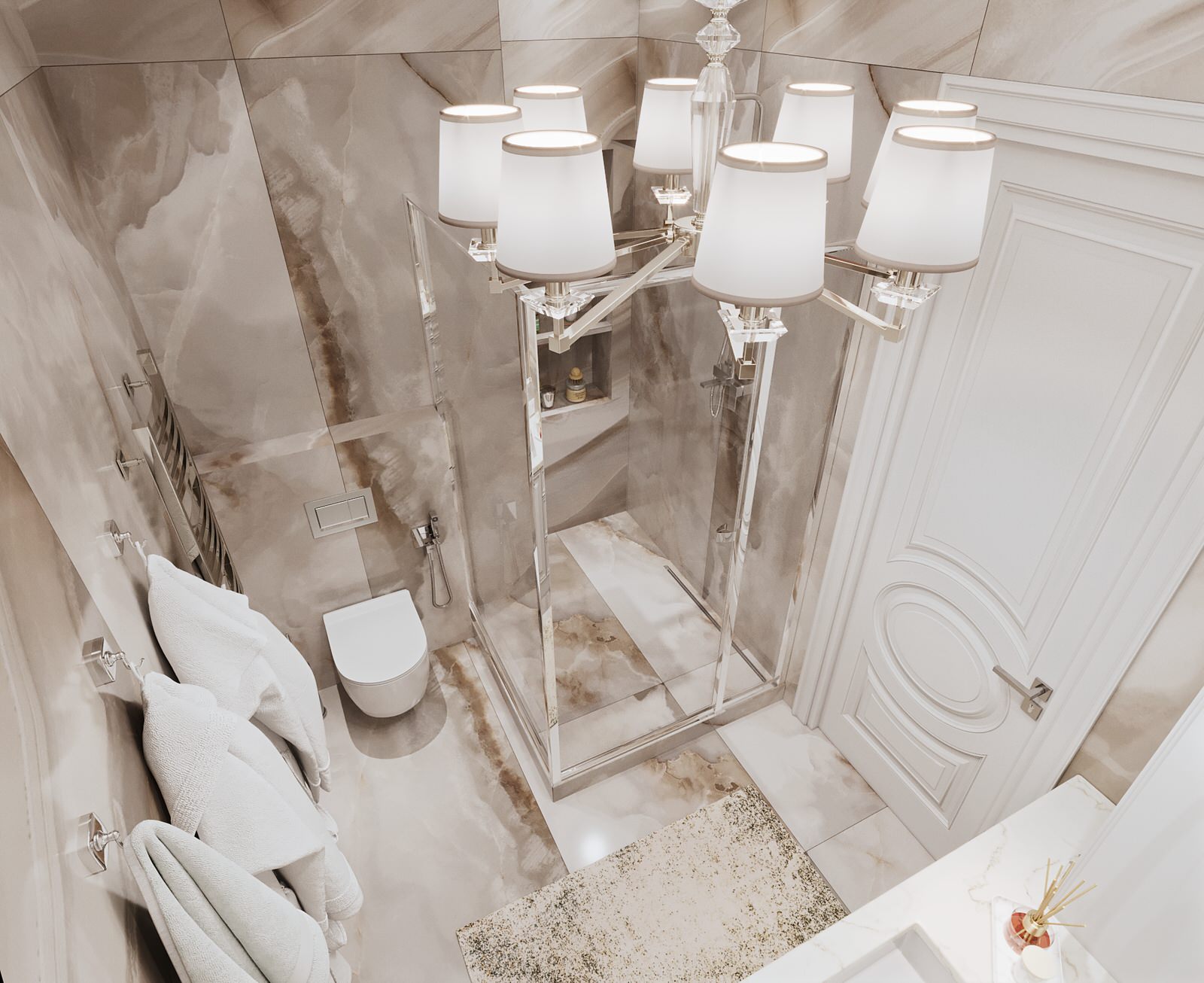 Ванная комната в ЖК "Сердце Столицы"