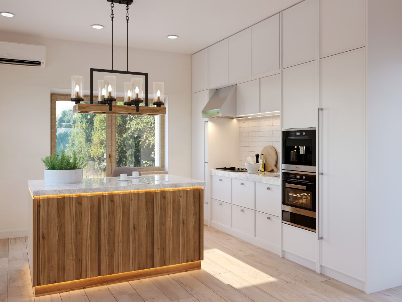 Дизайн проект дома 120кв.м в современном стиле с элементами эко-стиля