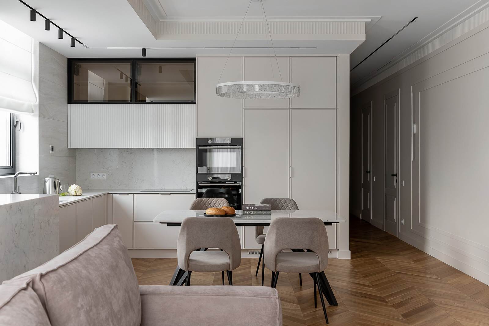 Реализованный дизайн проект квартиры в ЖК "Пряники"