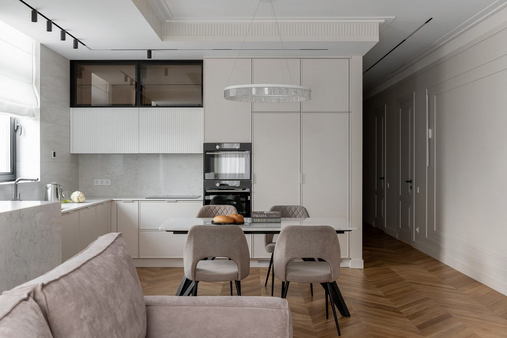 Реализованный дизайн проект квартиры в ЖК "Пряники"