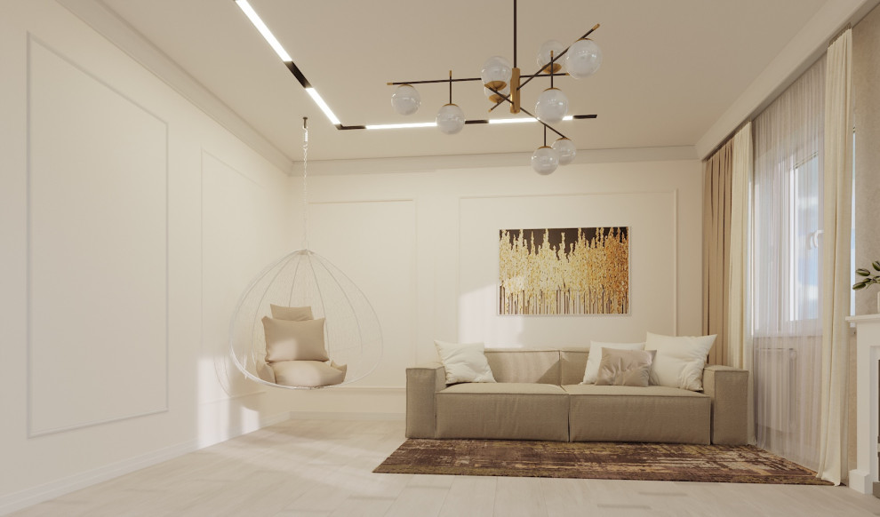 Воздушная гостиная, 20 м2