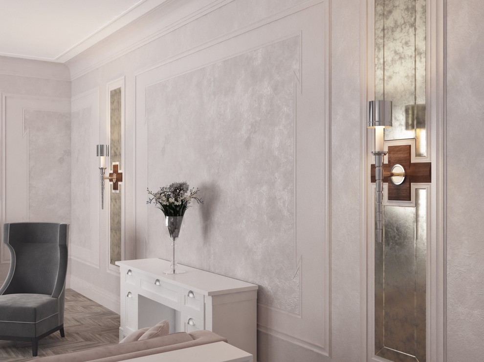 Дизайн коттеджа современная классика (п-ов Пролетарский)