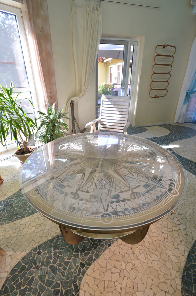 Обложка проекта: Оформление терассы перед бассейном в Колтушах.