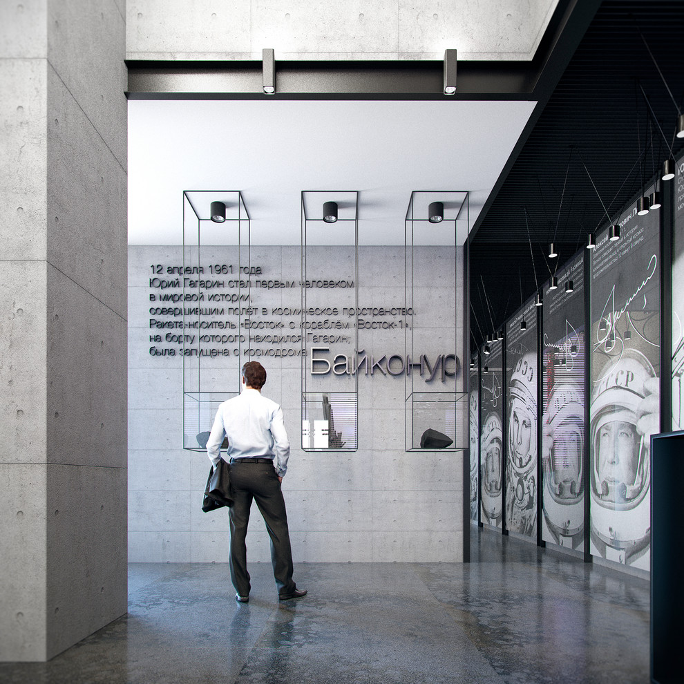 Обложка проекта: ЖК "Байконур". Вестибюль.