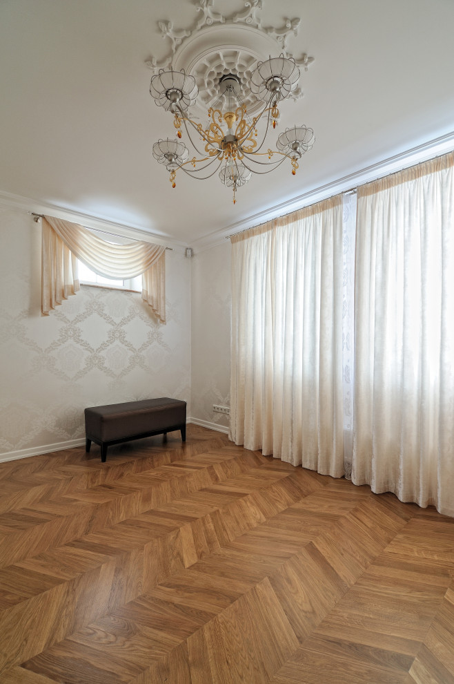 Дом со штучным паркетом