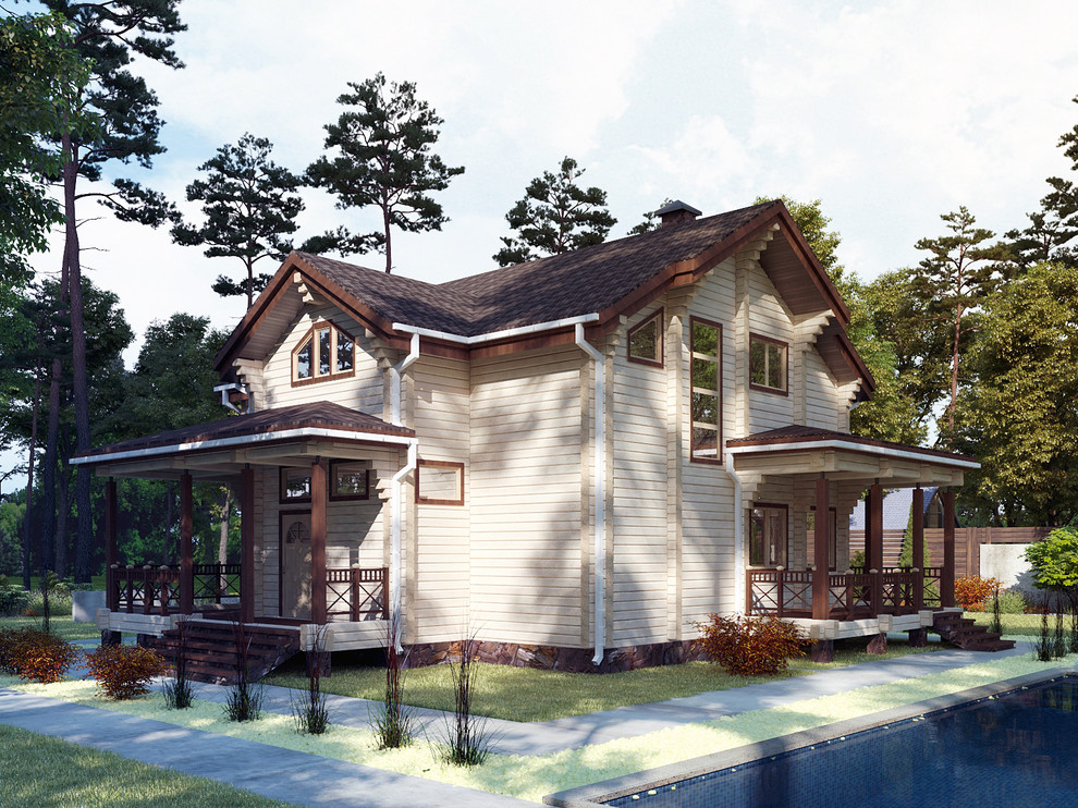 Дом из клееного бруса