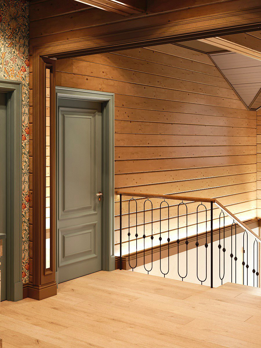 Загородный дом на озере, 230 м2