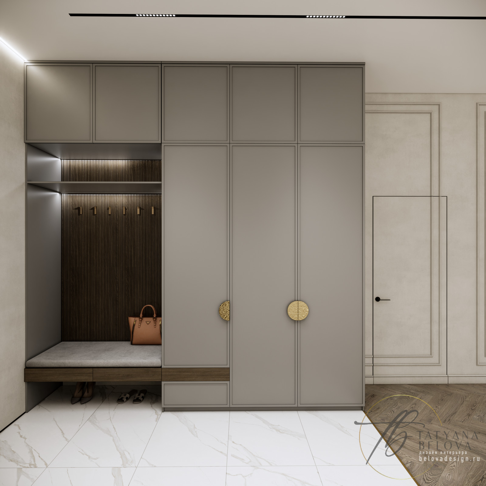 Современная классика в доме, 128 м2