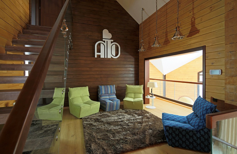 Загородный дом из бруса в элитном посёлке