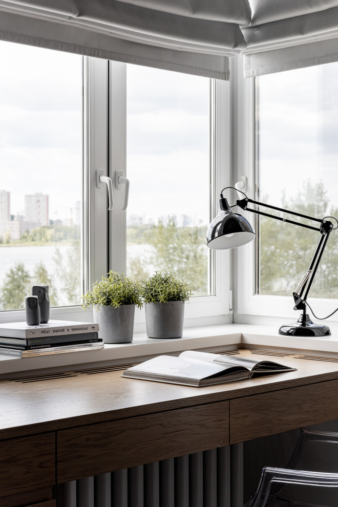 Уютная графичность. Квартира - отдых для семьи врачей