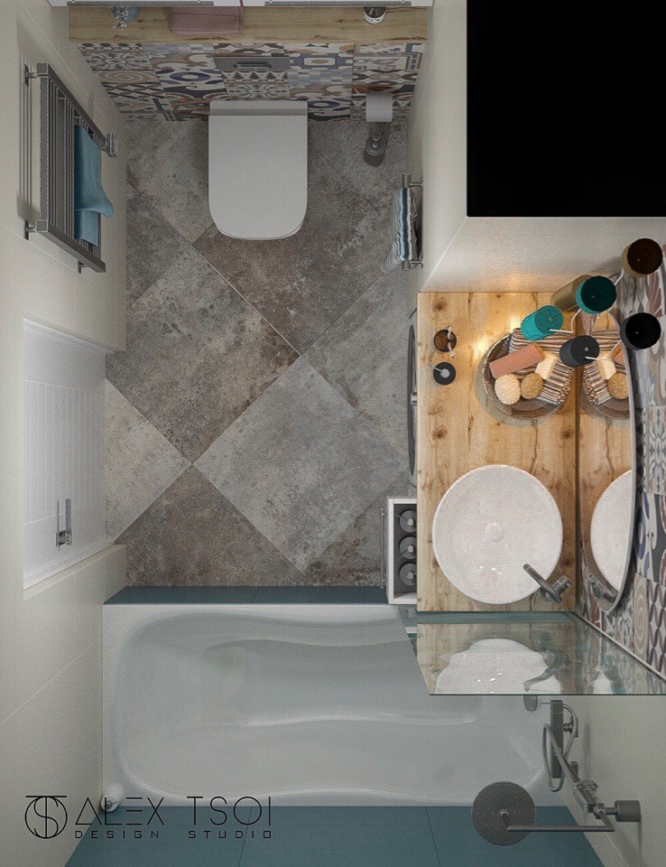 Визуализация ванной комнаты