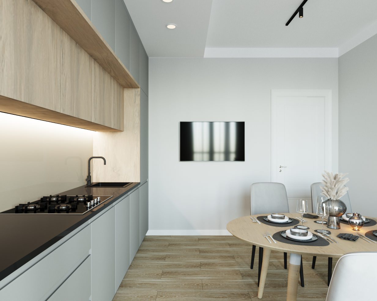 Интерьер квартиры в ЖК Жемчужный берег