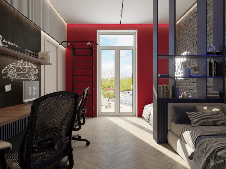 Ремонт квартиры для семьи с двумя мальчиками и бабушкой