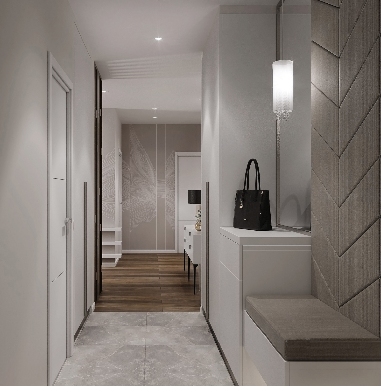 Трехкомнатная квартира, в процессе