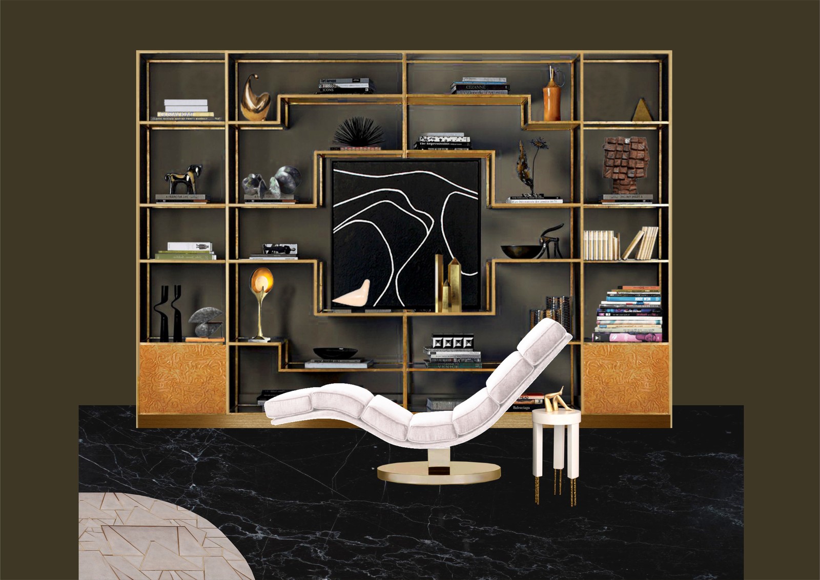 Обложка проекта: Дизайн-проект гостиной комнаты