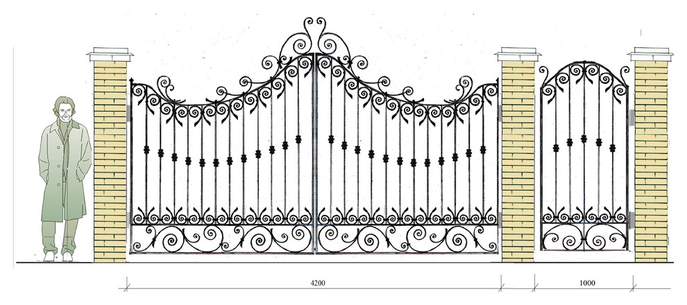 Проект ворот