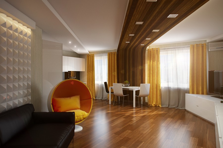 Проект 3-х комнатной квартиры в ЖК «Сосновый бор» для молодой семьи