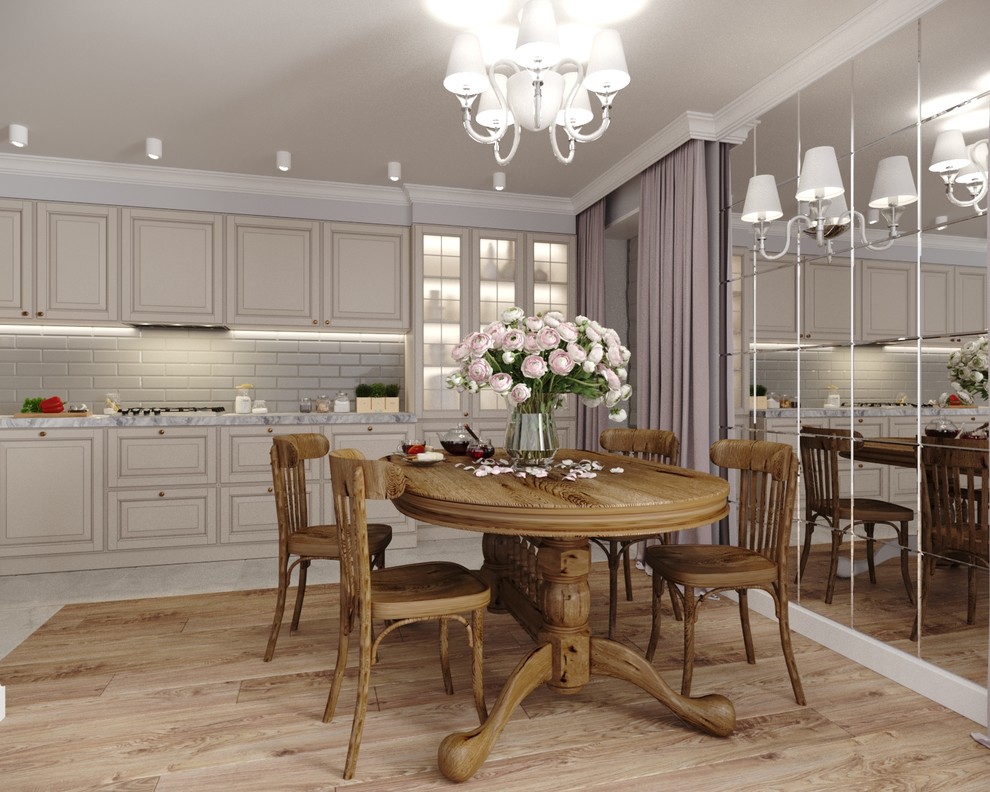 Воздушная гостиная в стиле городская классика