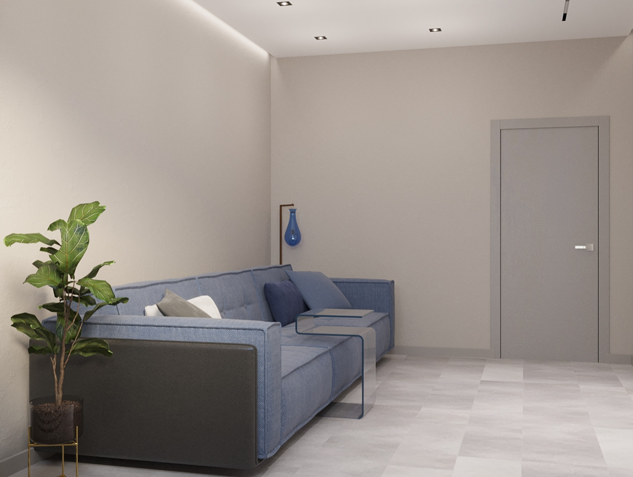 Двухкомнатная квартира с мансардой под Калининградом