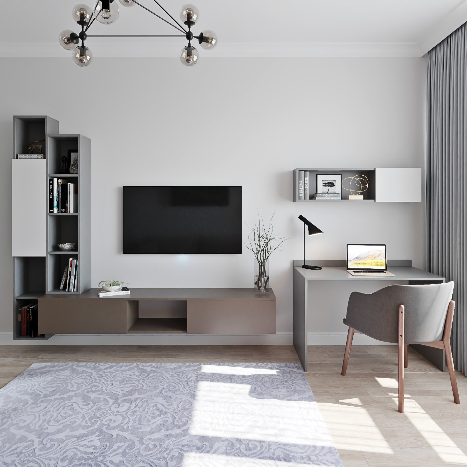 Квартира на Ботанической. Гостиная