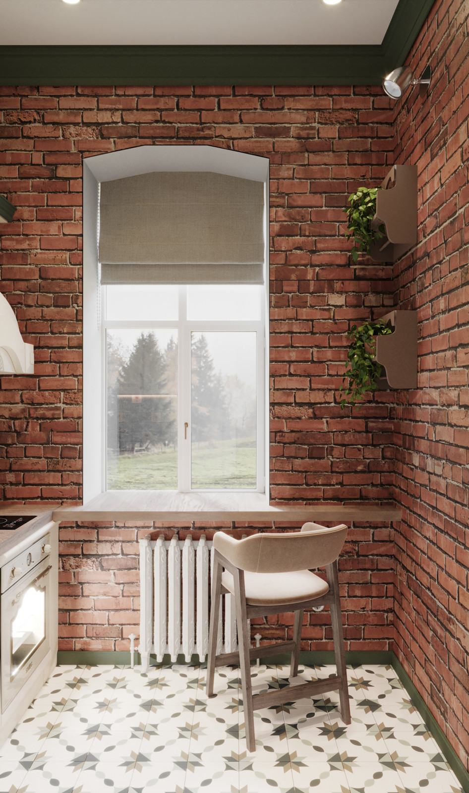 Интерьер в винтажном стиле для квартиры в доме дореволюционной застройки