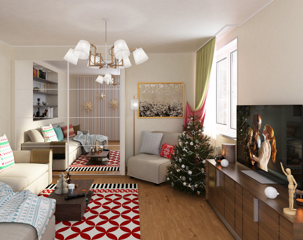 Однушка в скандинавском стиле