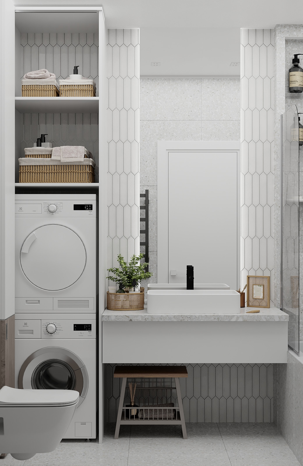 функциональная ванная комната